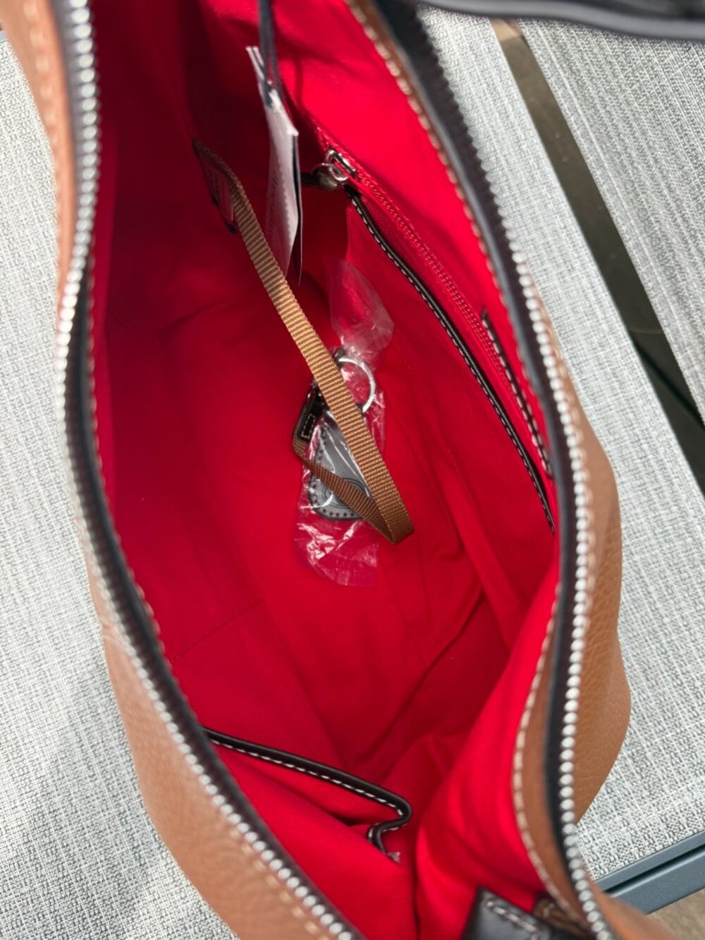 Dooney & Bourke Gracie Pebbled Leather Shoulder Bag - Picture 5 of 6